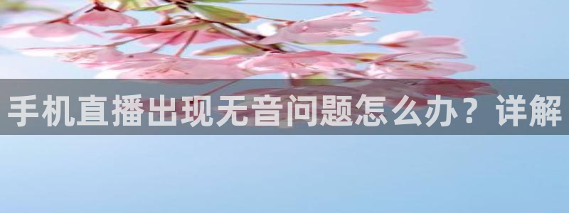 nbaso米直播：手机直播出现无音问题怎么办？详解